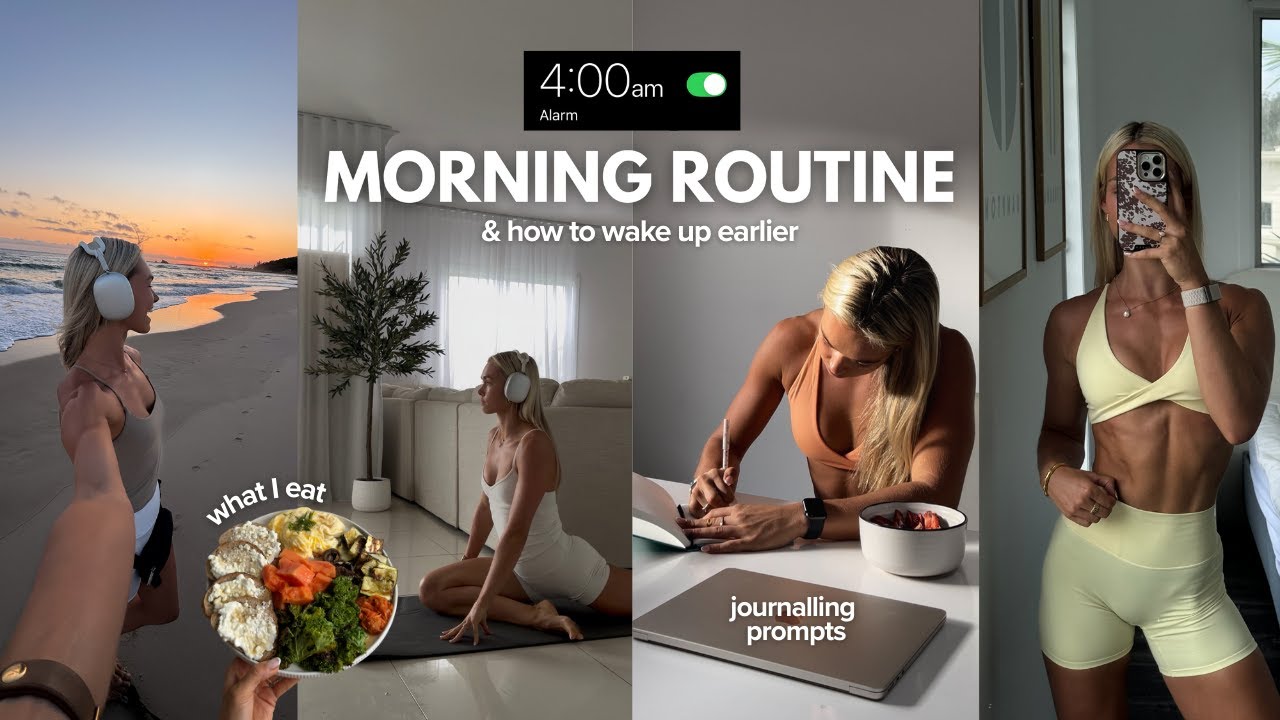 my 4am morning routine | how I wake up early + stay disciplined