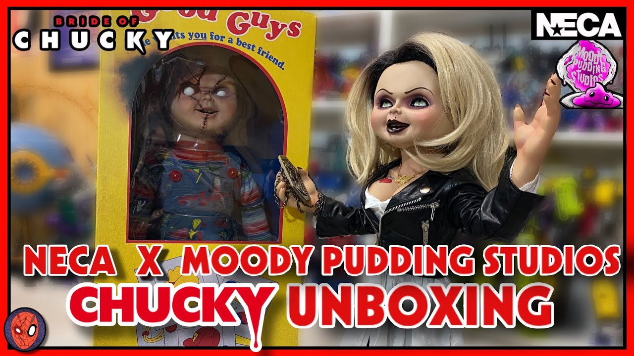 NECA X Moody Pudding Studios CHUCKY Unboxing! | Bride of Chucky