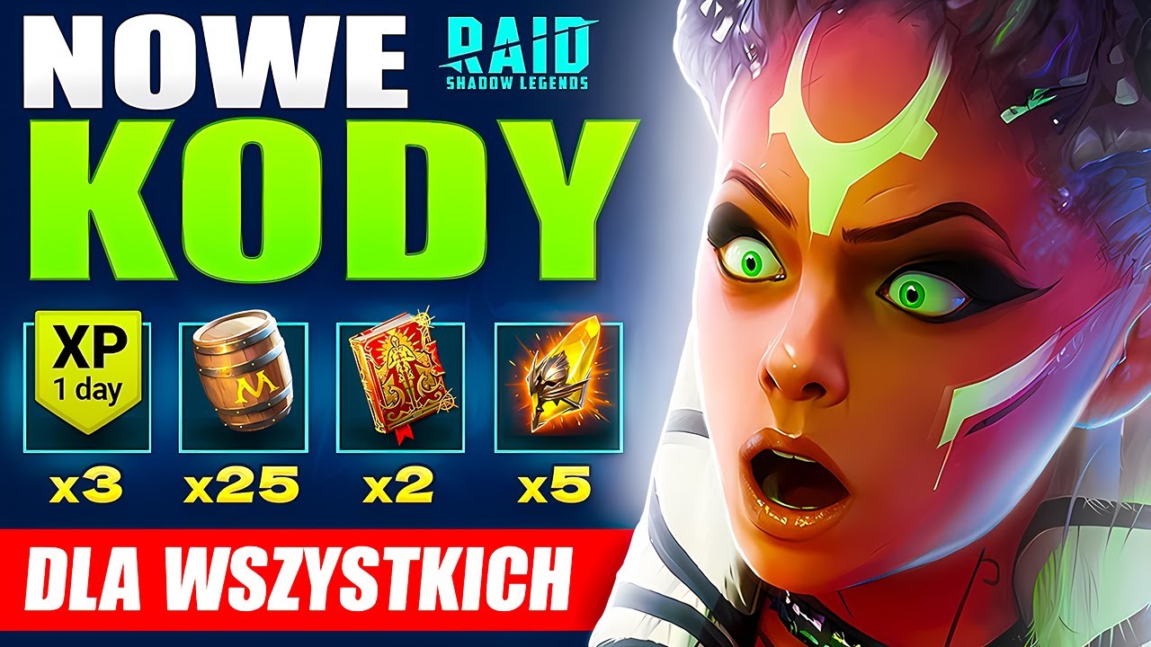2 NOWE kody do Raid Shadow Legends ☀️ Po Polsku 2025