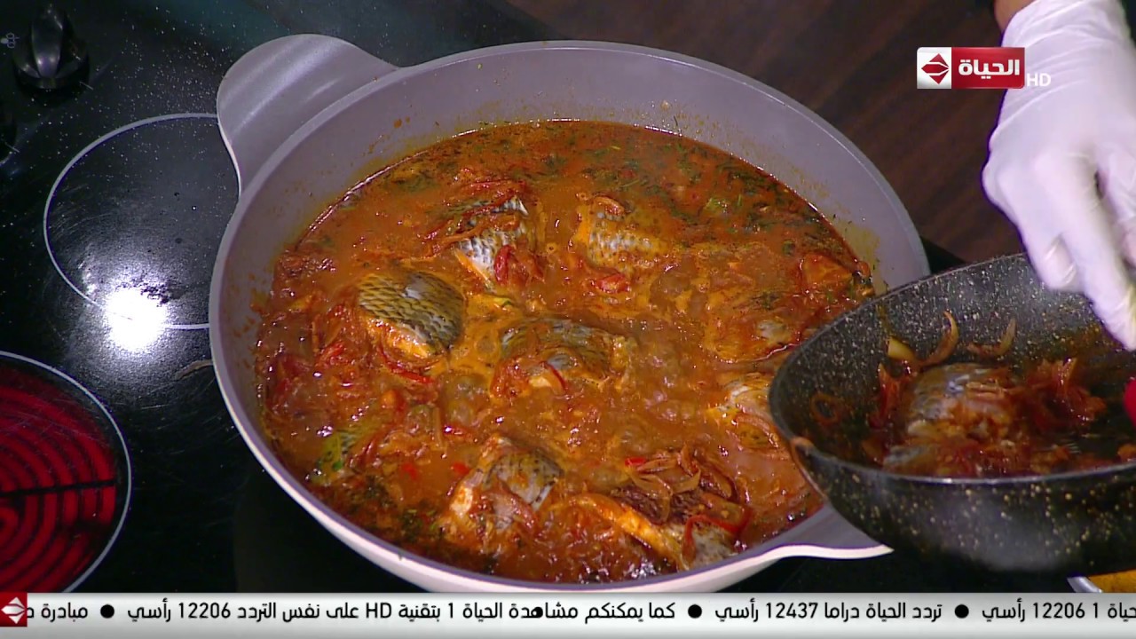 المطبخ - طريقة عمل (طاجن رز بالسمك البلطي) مع أسماء مسلم