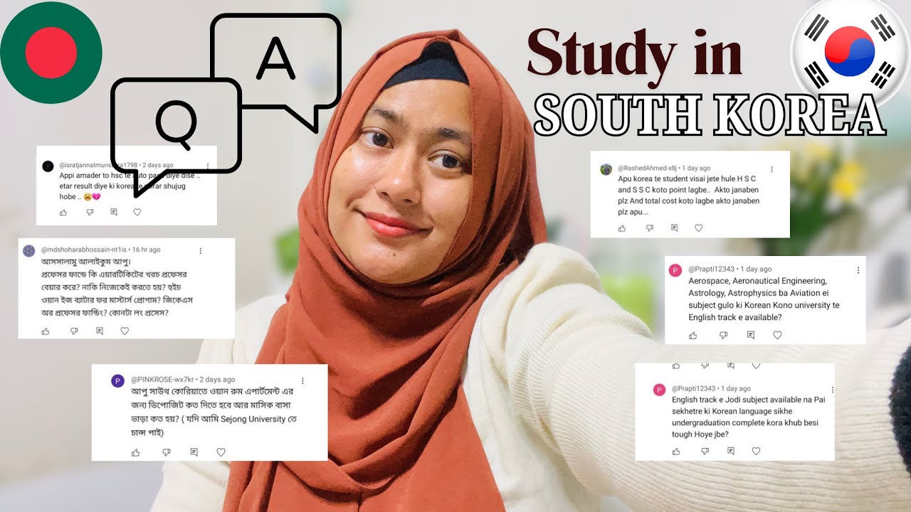 Watch This If You Want To STUDY IN KOREA From BANGLADESH [QnA]