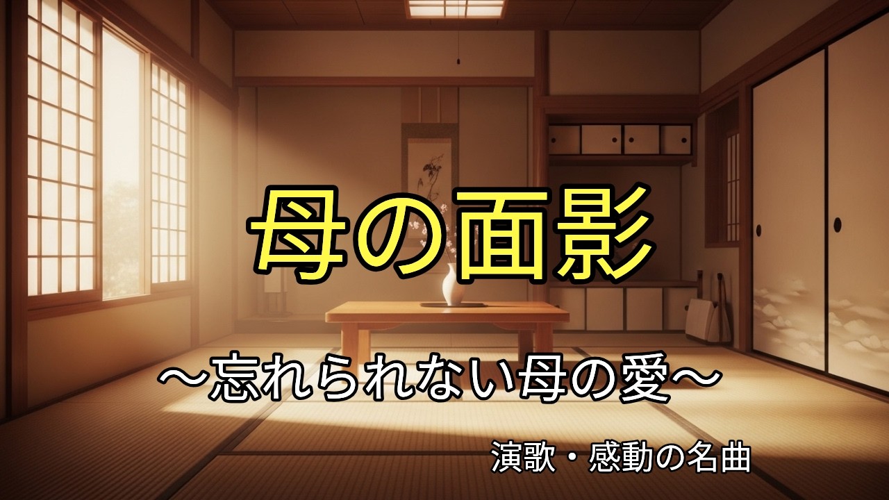 【無名の演歌】母の面影 / お母さんに会いたい / 涙の感動曲 ,#演歌 #母 #お母さん #母の歌 #親子#感動の歌 #泣ける演歌 #昭和歌謡 #懐メロ#感謝 #愛 #家族 #思い出