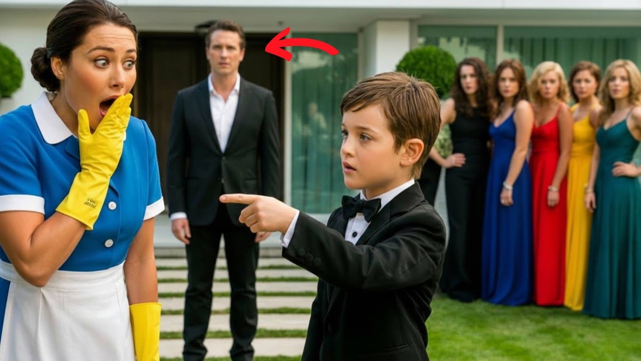 Milijunaš je zamolio sina da izabere novu MAJKU među 5 modela, ali on je izabrao sobaricu!