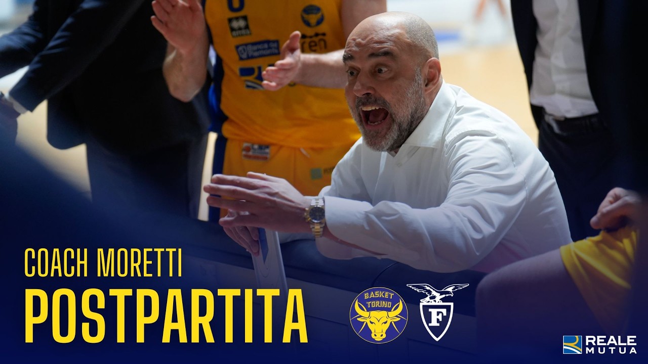 Conferenza Postpartita: Coach Moretti (Torino-Bologna 68-73)