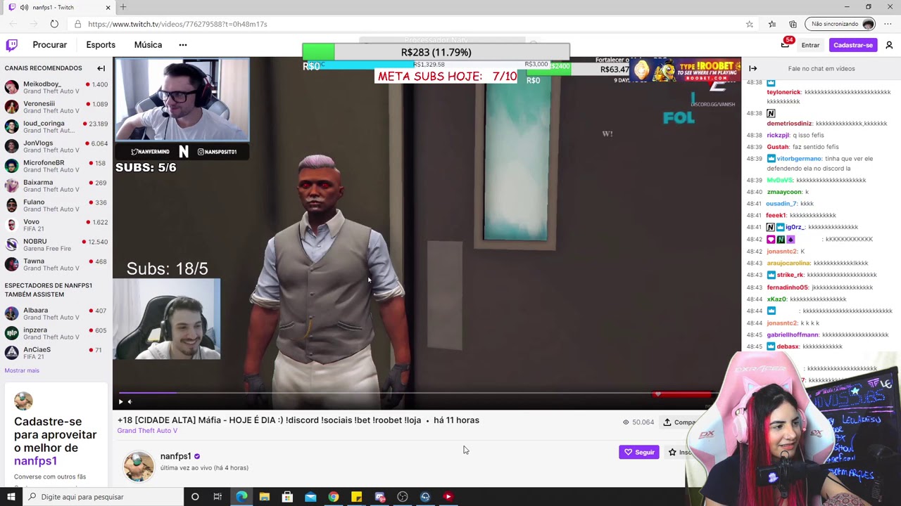 NANFPS1 analisa VERONESIII e TAWNA - Clipes Gta Roleplay