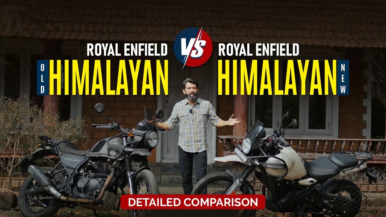New Himalayan 450 vs Old Himalayan 411 Detailed Comparison Video in Malayalam | Tags Bikez