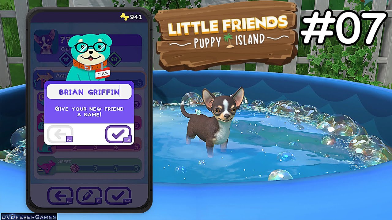 Little Friends: Puppy Island - Gameplay #07: Bathing the Puppies! (PC 4K UHD 60fps)