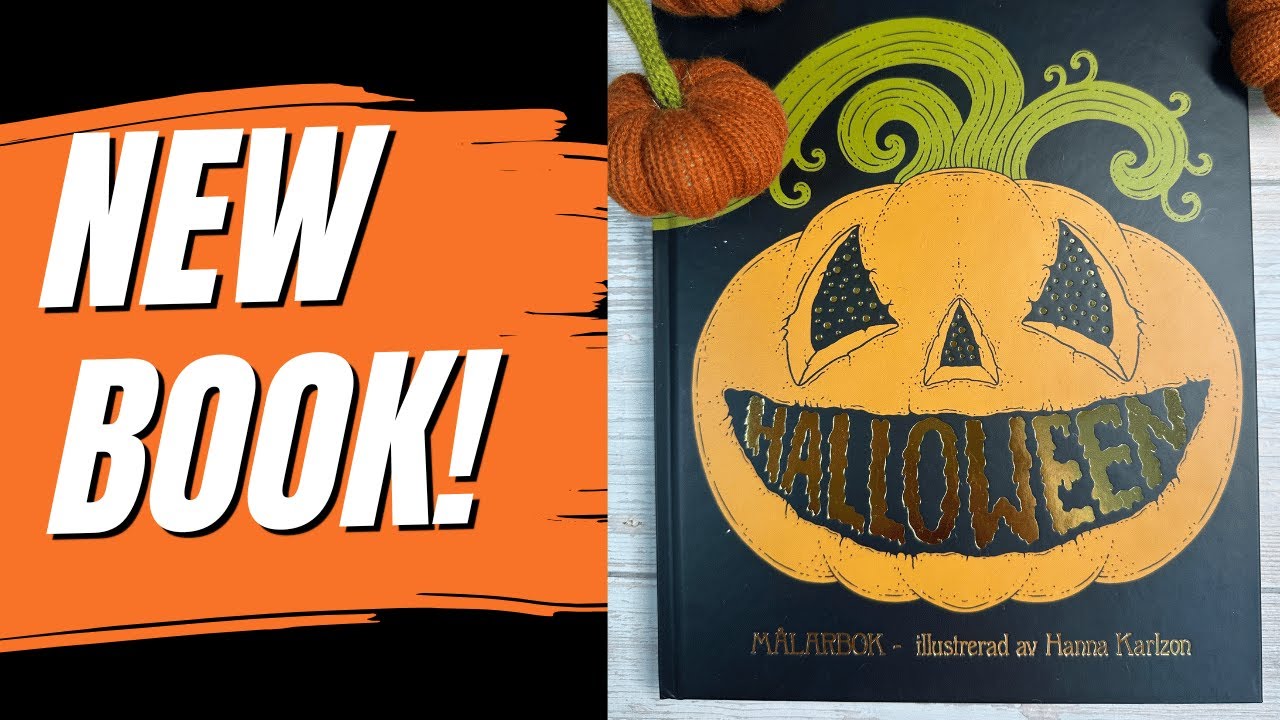 Adult Coloring Book Flip, Halloween By Hanna Karlzon   | Adult Colouring