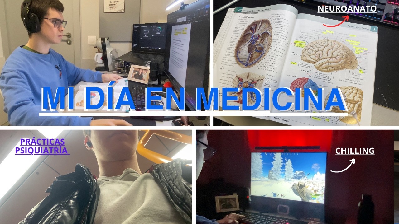 ASÍ es mi día en MEDICINA: prácticas, estudio y con un examen encima