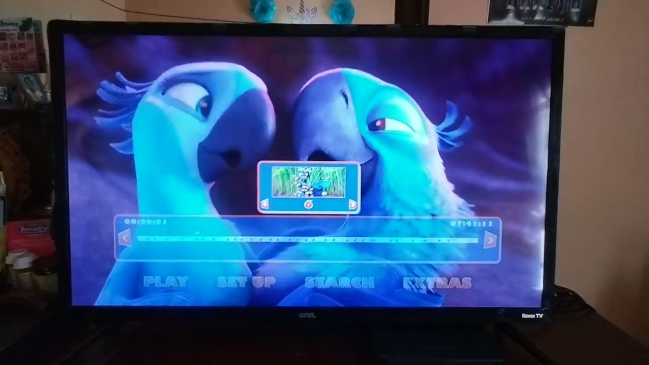 Rio 2 Blu Ray menu walkthrough