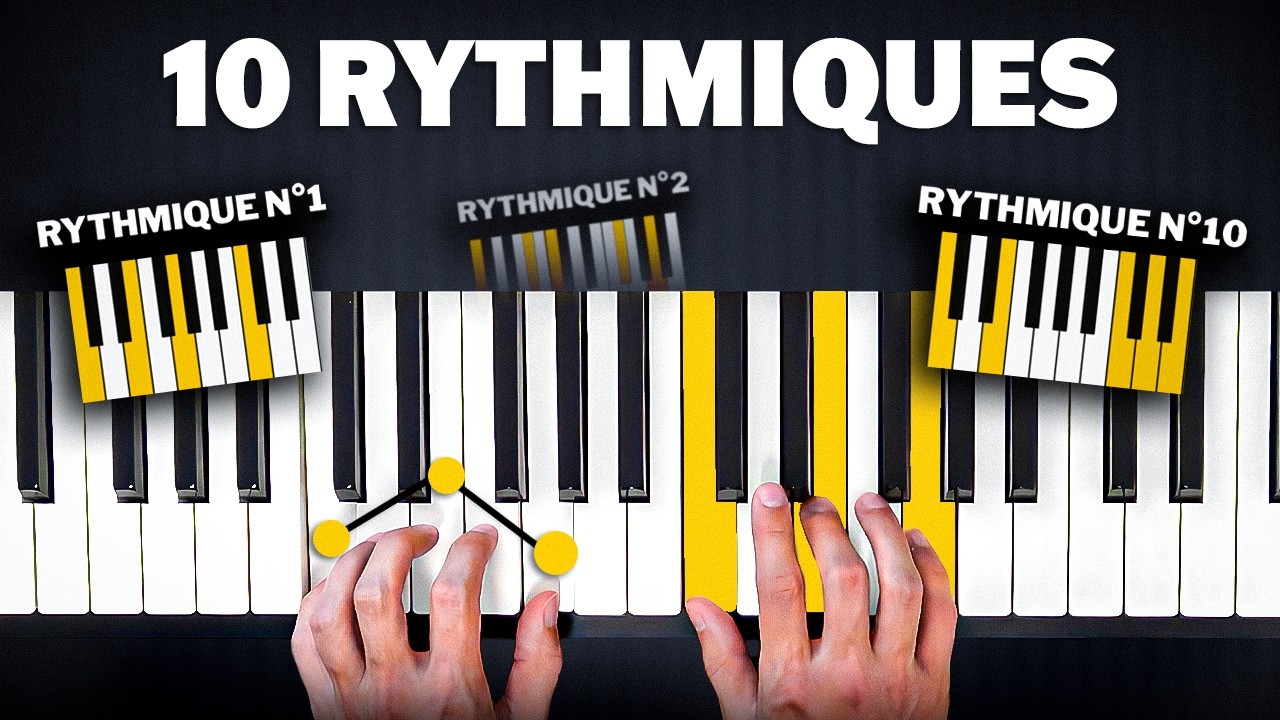 10 rythmiques pour faire ÉVOLUER ton jeu de piano