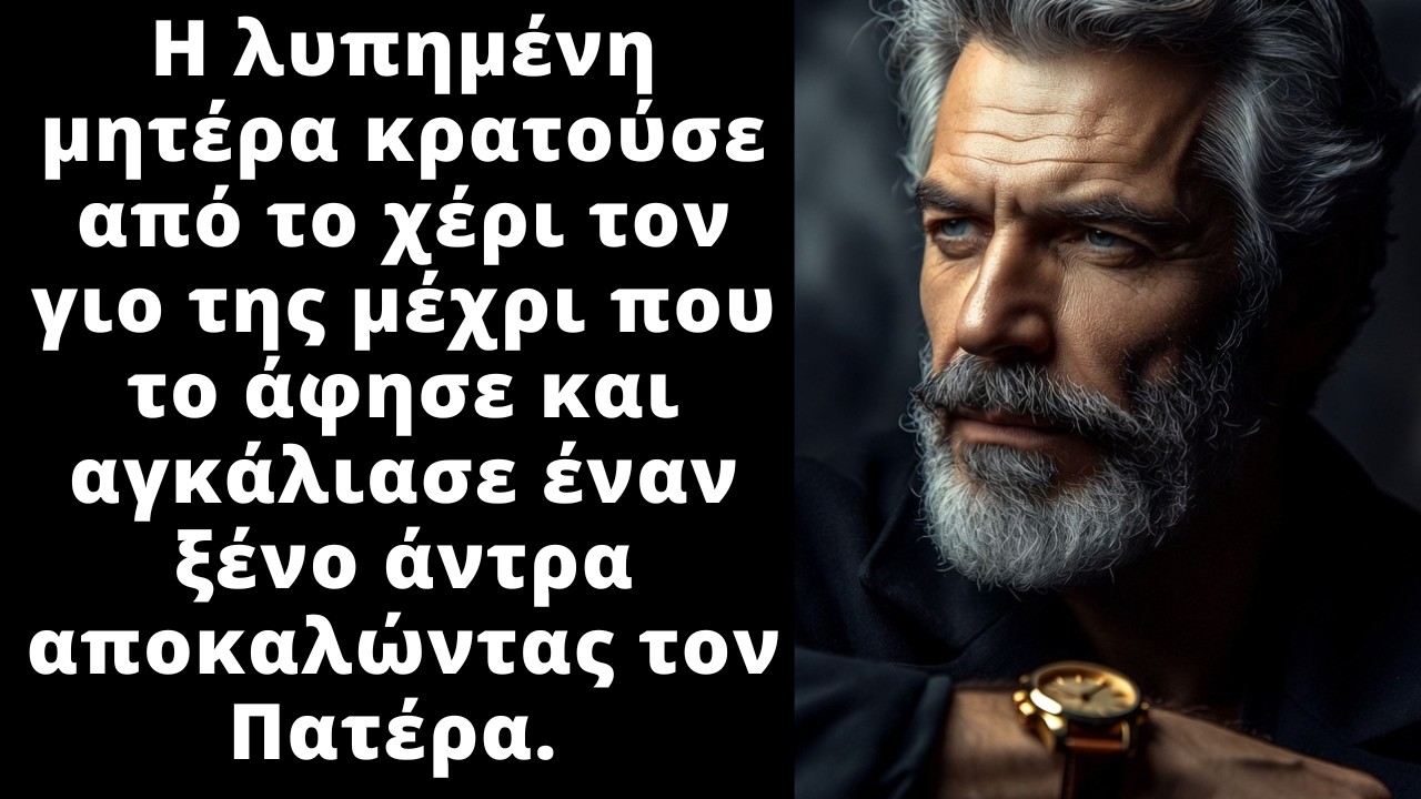 Πάγωσε όταν ο γιος της έτρεξε, αγκάλιασε τον ξένο άντρα φωνάζοντάς τον πατέρα