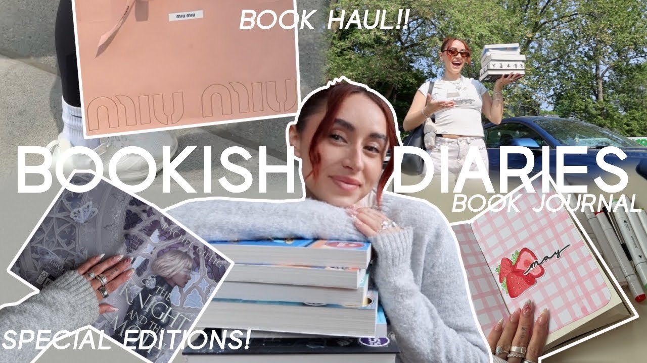 BOOKISH DIARIES ep. 04 (book haul, new workouts, book journaling⭐️)