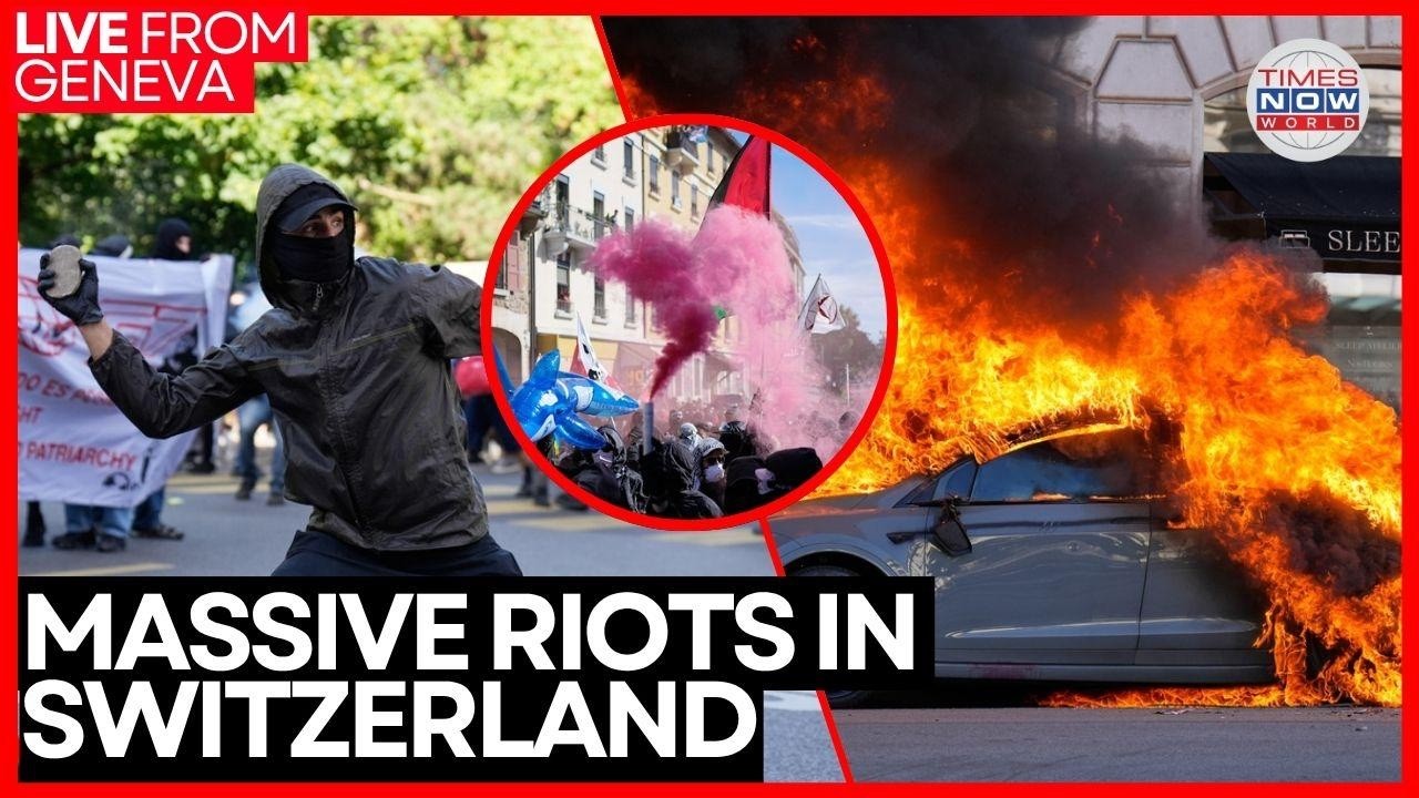 GENEVA RIOTS LIVE | Massive Violence Explodes In Switzerland Ahead Of G7 Summit