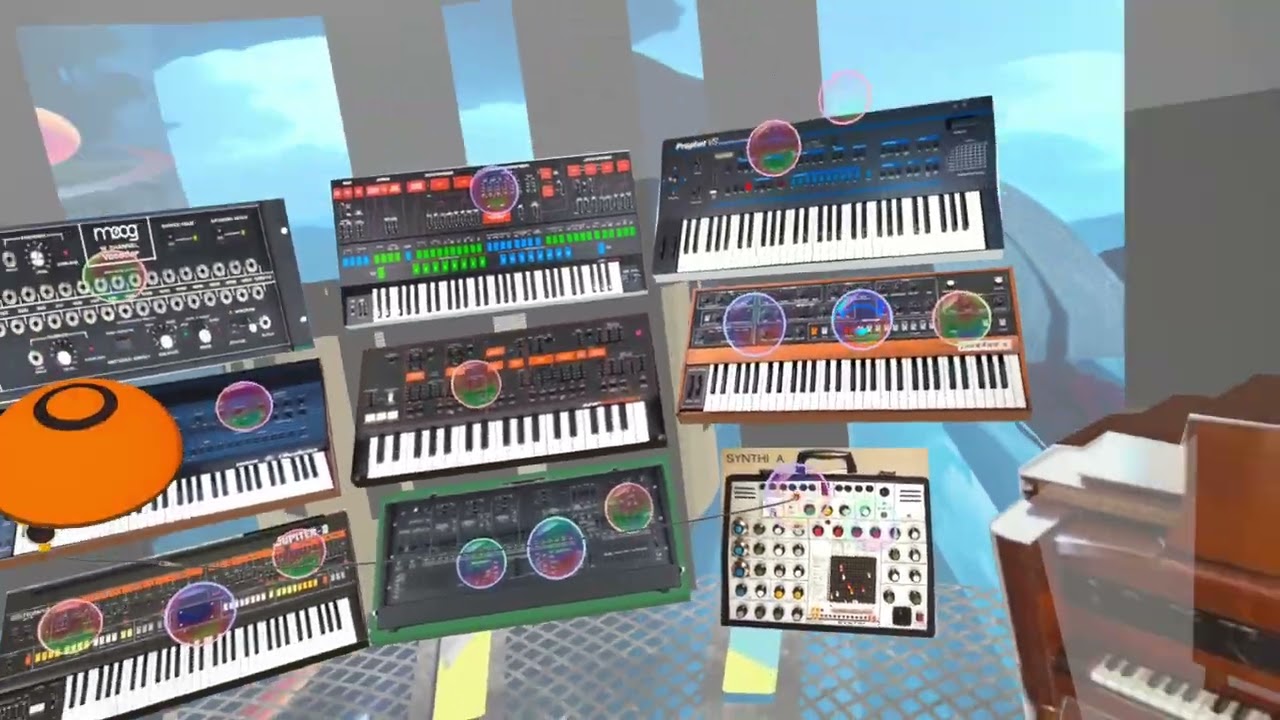 Patchworld VR Synthesizer Gallery