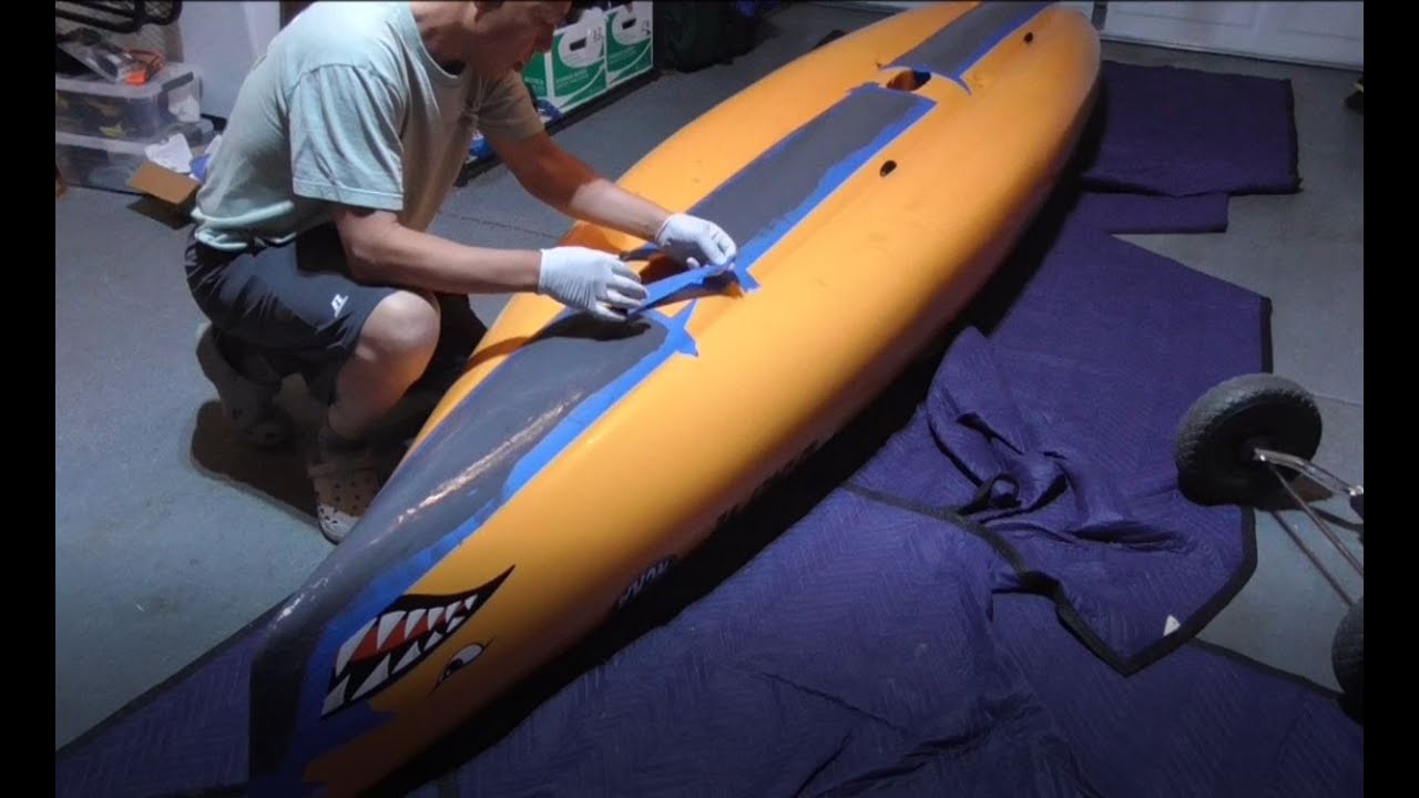 How to apply JB Weld Epoxy to protect kayak bottom keel
