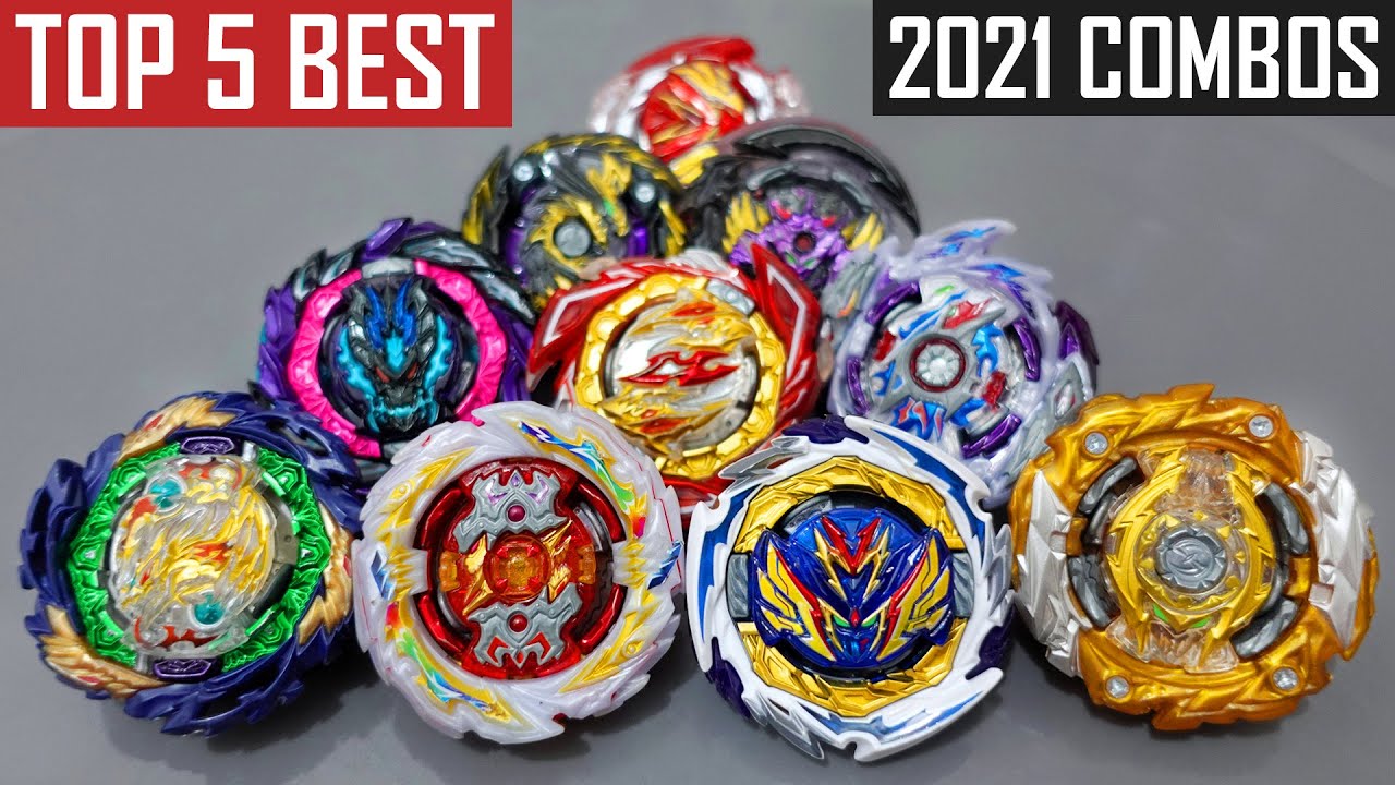 TOP 5 BEST BEYBLADE BURST COMBOS OF 2021 | STRONGEST Beyblade Burst DB & Sparking Competitive Parts