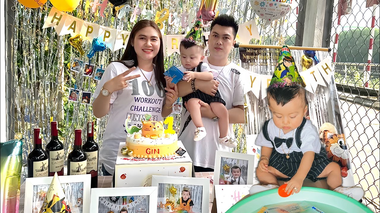 Tiệc Mừng Thôi Nôi Bé Gin | Sinh Nhật 1 Tuổi Của Gin Phước Thịnh 16/1