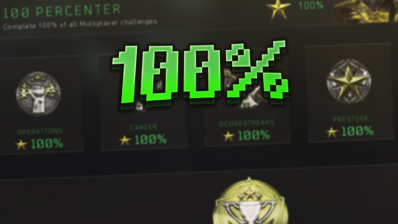 BLACK OPS 4: 100% CHALLENGES COMPLETED