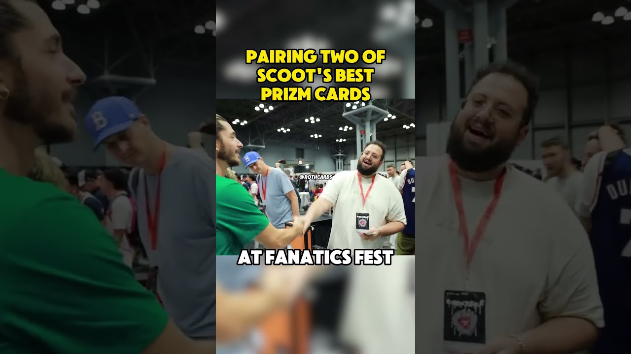 Pairing Two of Scoots Best Prizm Cards at Fanatics Fest