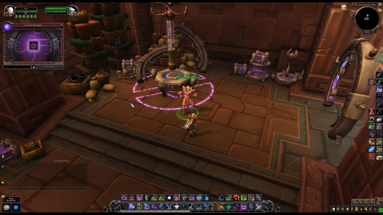 WoW BFA - Azerite Reforger Location (Horde)