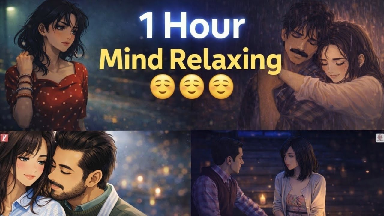 1 Hour Mind Relaxing 💛 | Lofi Slowed + Reverb Songs 🌙 | Calm Romantic Night Vibes