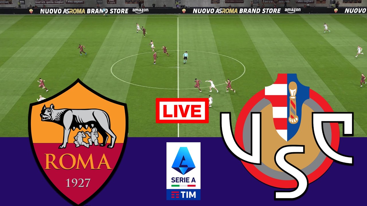 🔴 In Diretta : Roma vs Cremonese | Serie A 2025/26 | Streaming completo della partita
