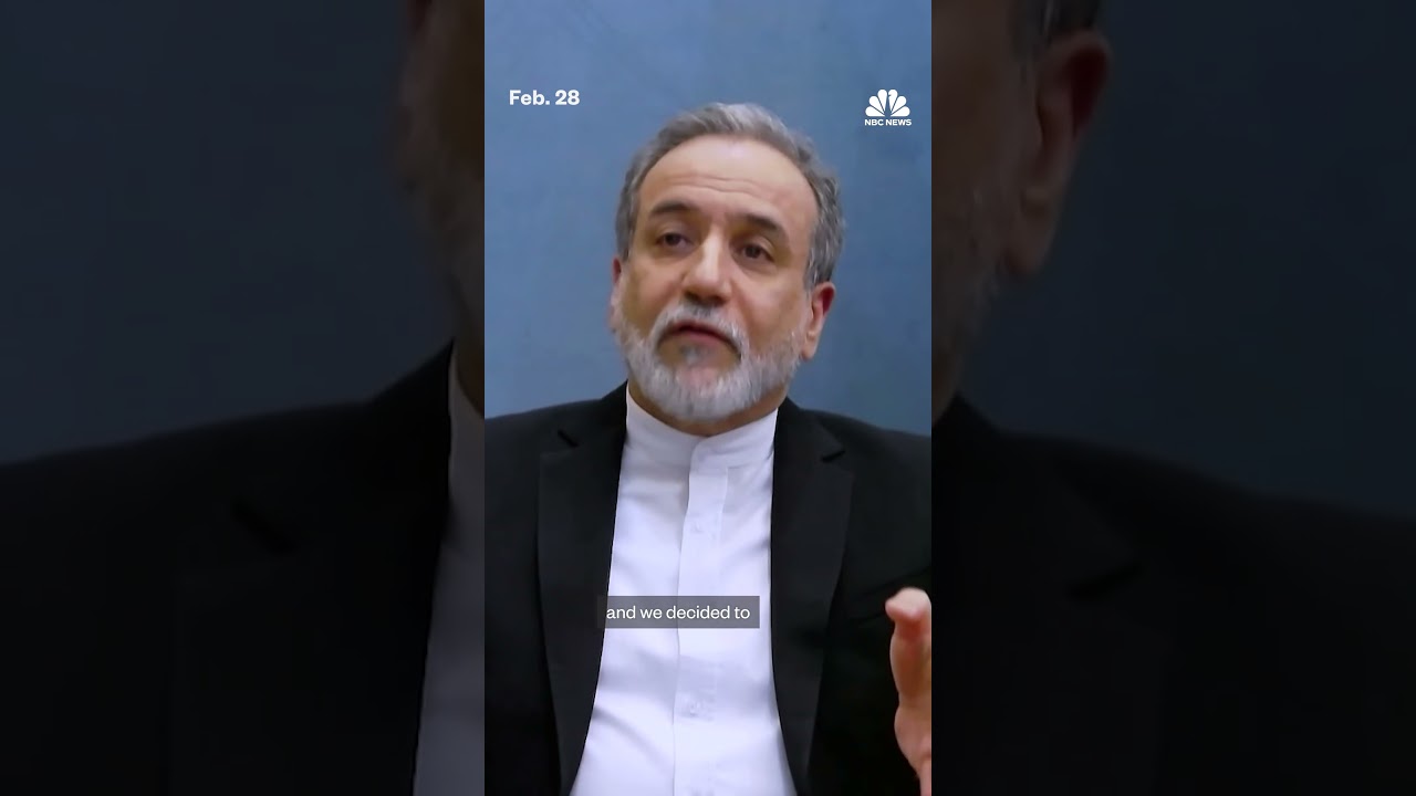 Iranian foreign minister: 'A deal was at our reach' before U.S.-Israeli strikes