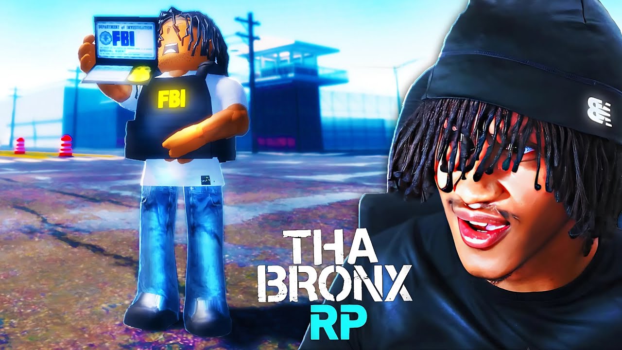 Я стал ФАЛЬШИВЫМ АГЕНТОМ ФБР в ролевой игре Roblox Tha Bronx 3...