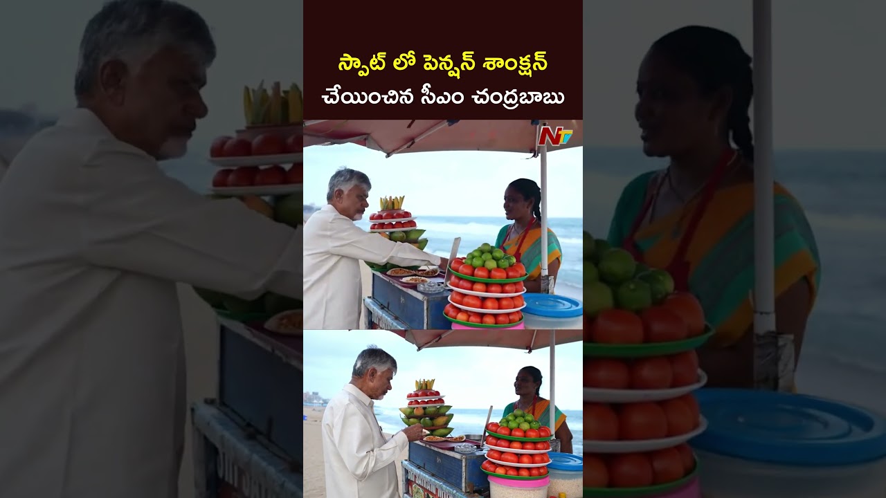 స్పాట్ లో పెన్షన్ శాంక్షన్ చేయించిన CM Chandrababu | NTV Telugu