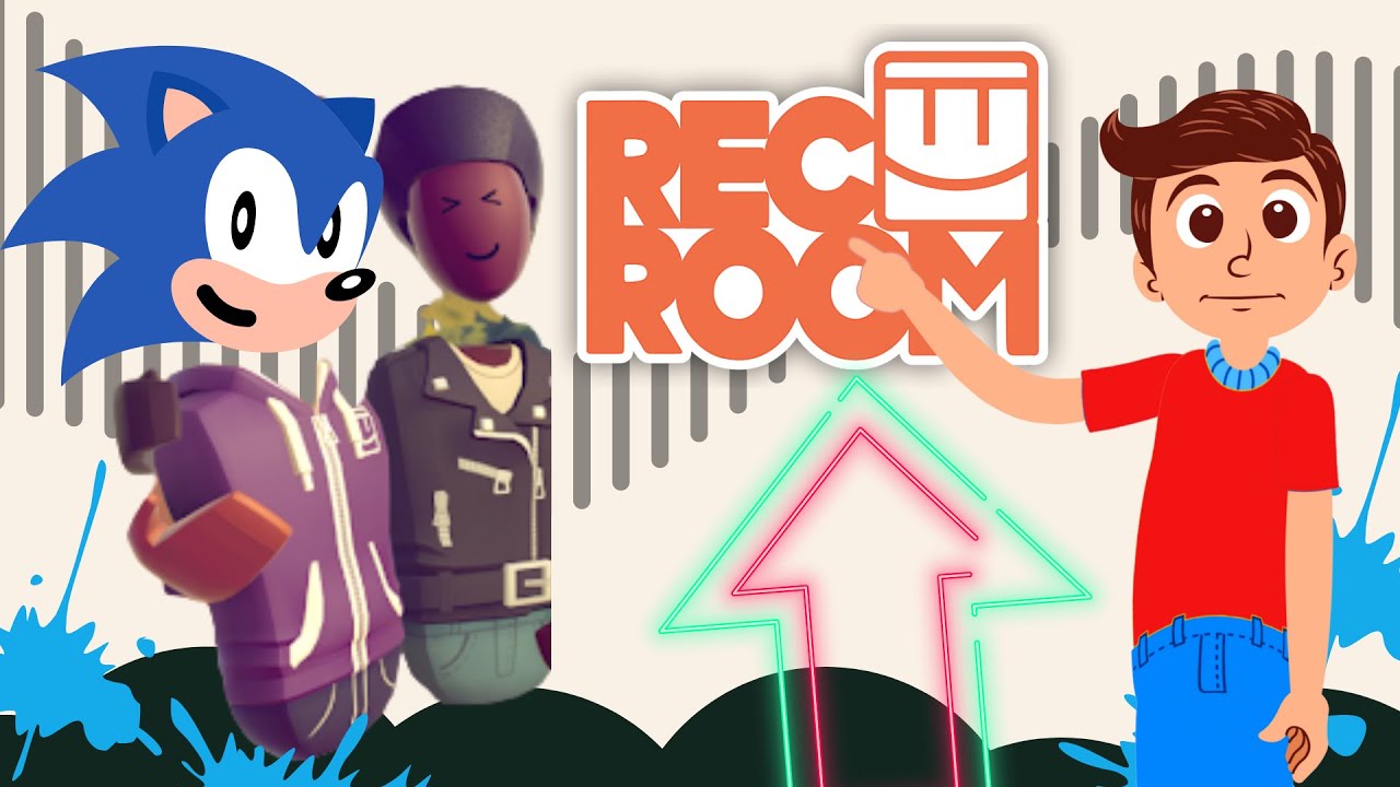 Jogando o PAINTBALL do SONIC no REC ROOM!