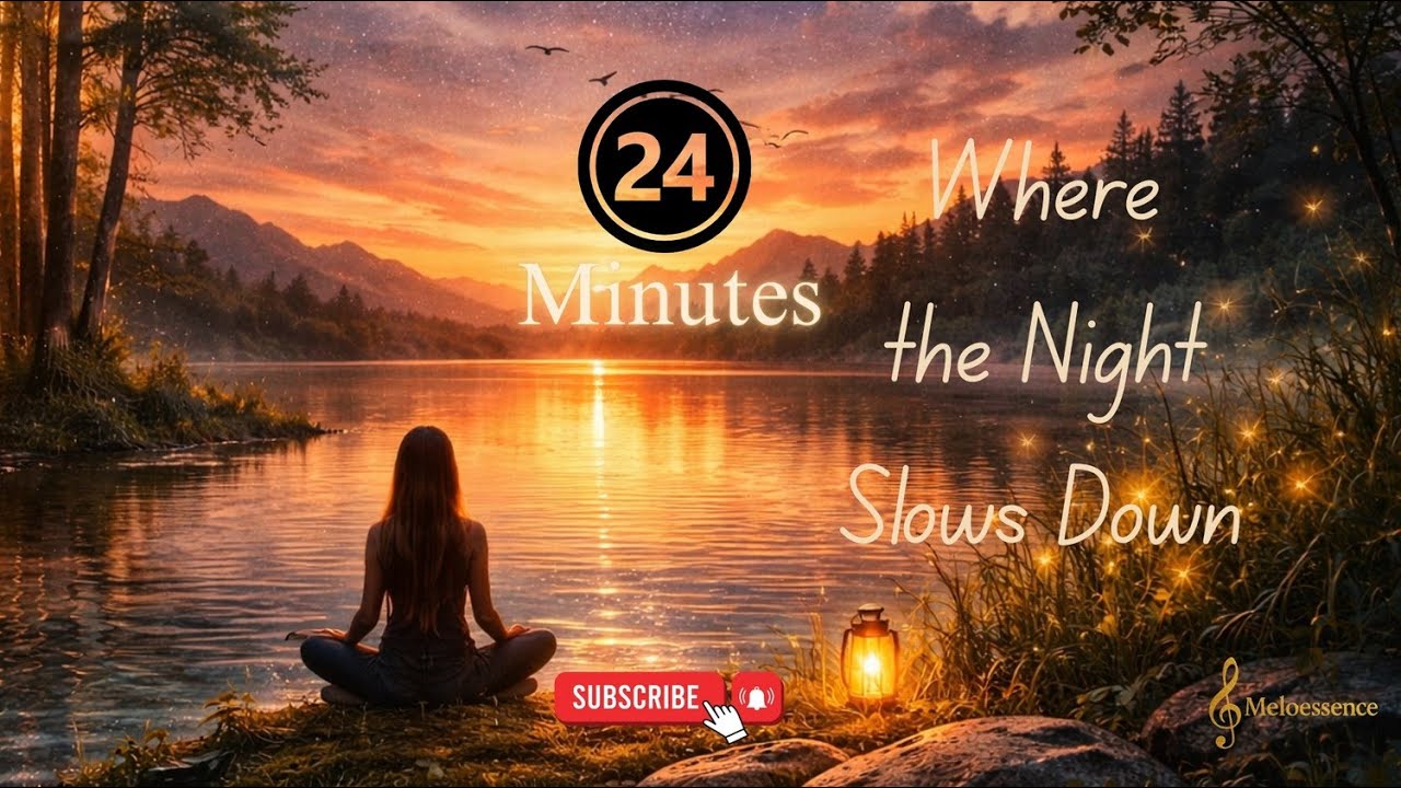 Where the Night Slows Down(24-Minutes) |A Healing Song for Quiet Fighters | Lo-fi  by Meloessence