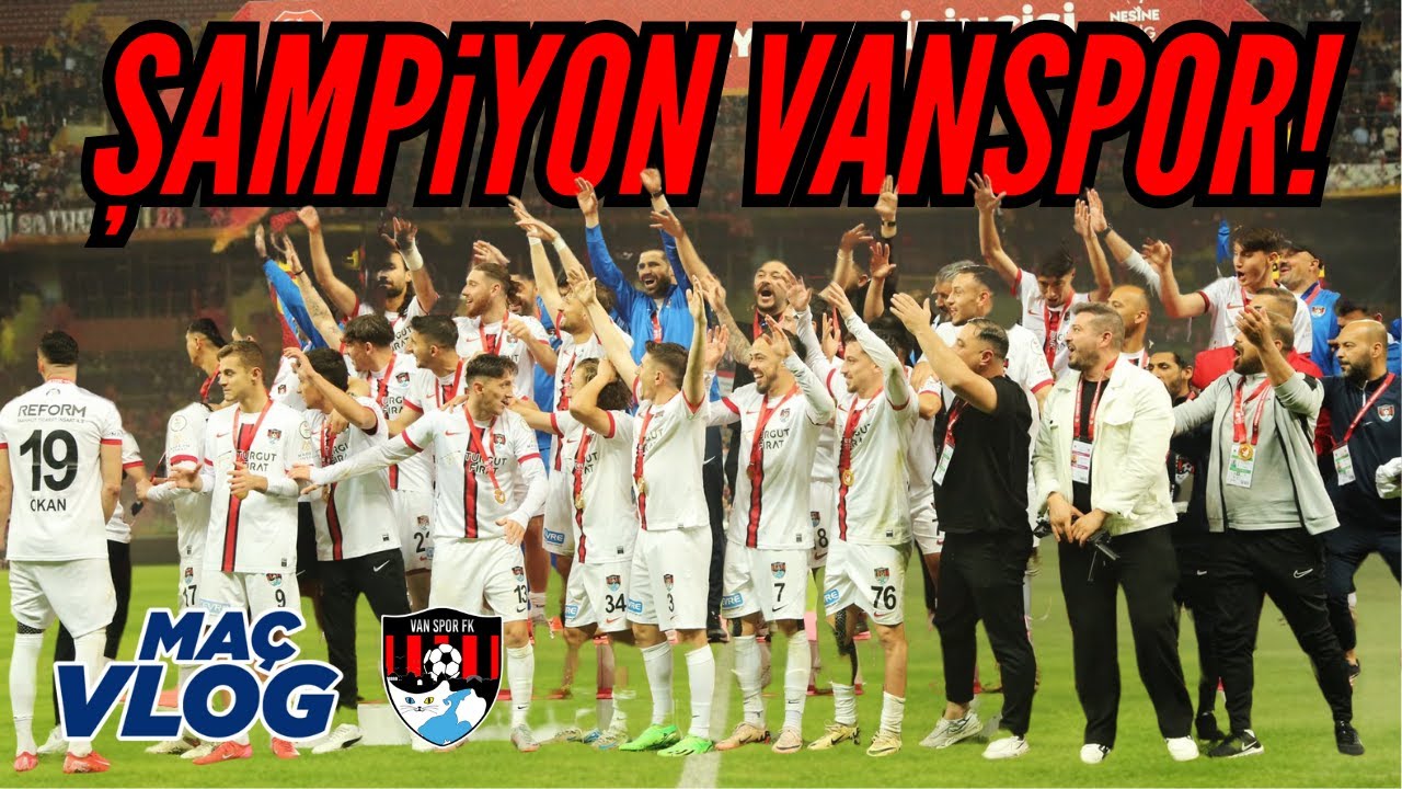ŞAMPİYON VANSPOR 🏆 | Vanspor 5-4 Batman Petrolspor | MAÇ VLOG
