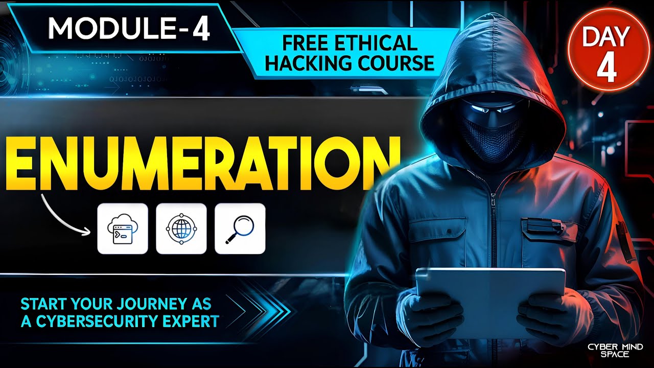 Module 04: Enumeration in Ethical Hacking | Active Directory, NetBIOS, DNS, LDAP, SNMP | Hindi 2025