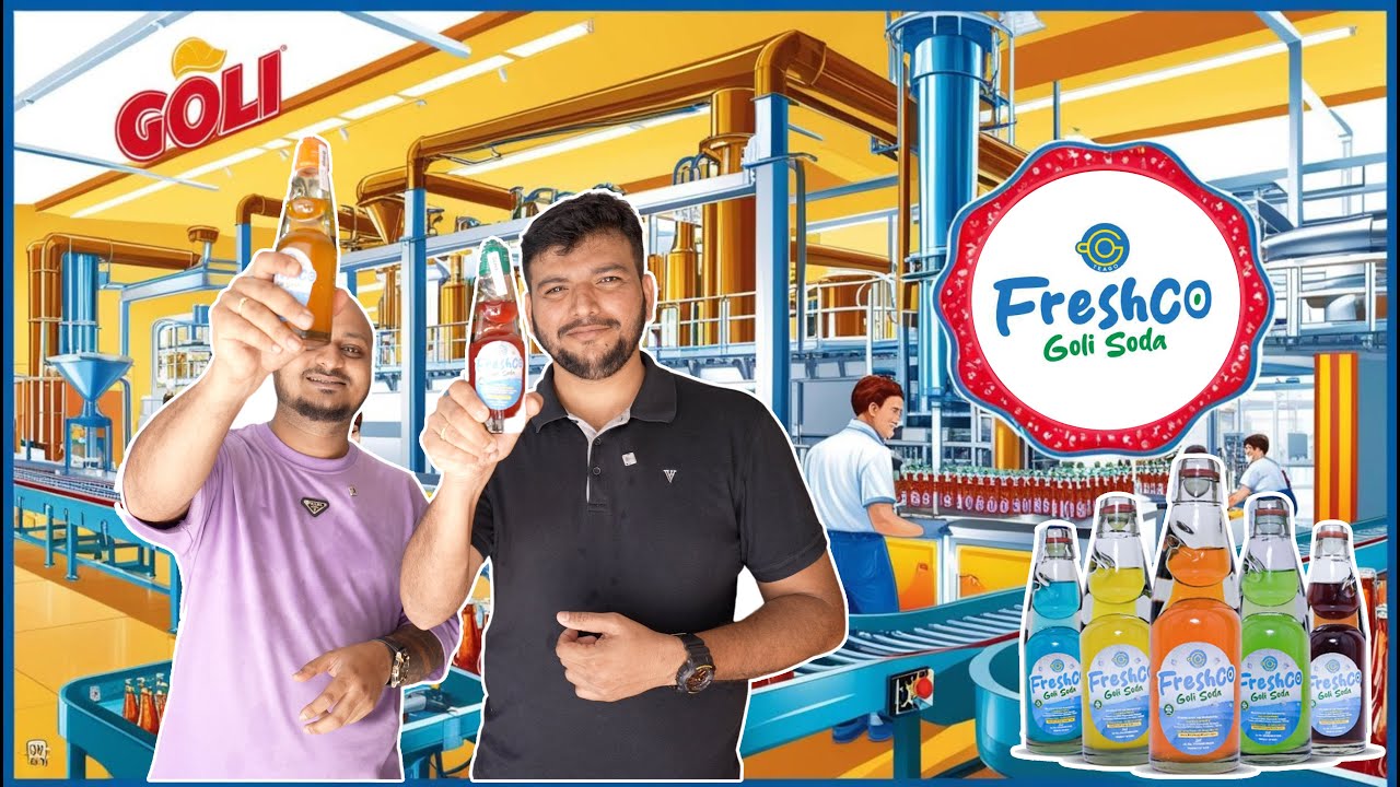 How Goli Soda's are made | Goli Soda Factory Visit 😃