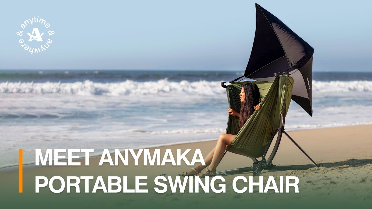 anymaka Portable Swing Chair: Set Up in 3s, Unwind All Day