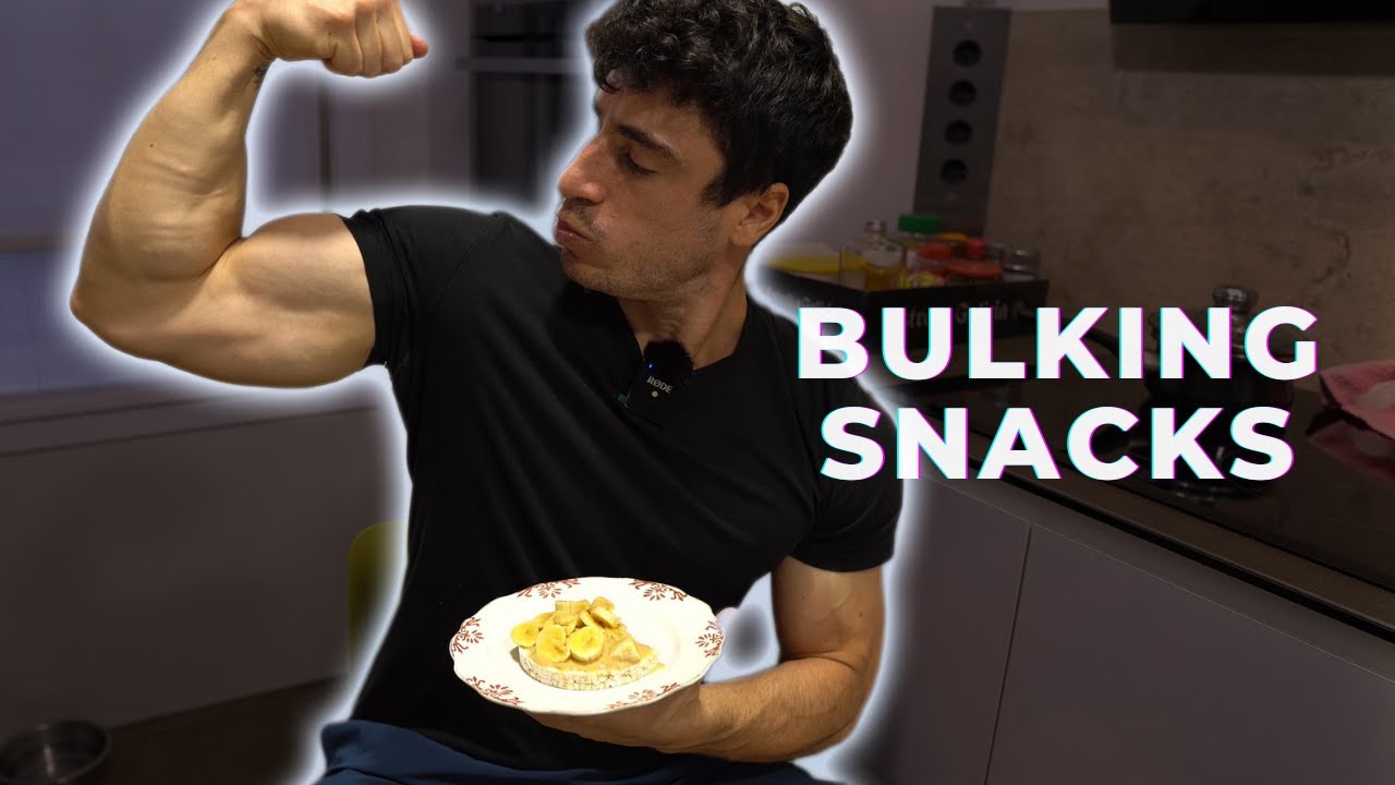 ✅ *5 SNACKS SALUDABLES* altos en KCAL para GANAR PESO 💪🏽