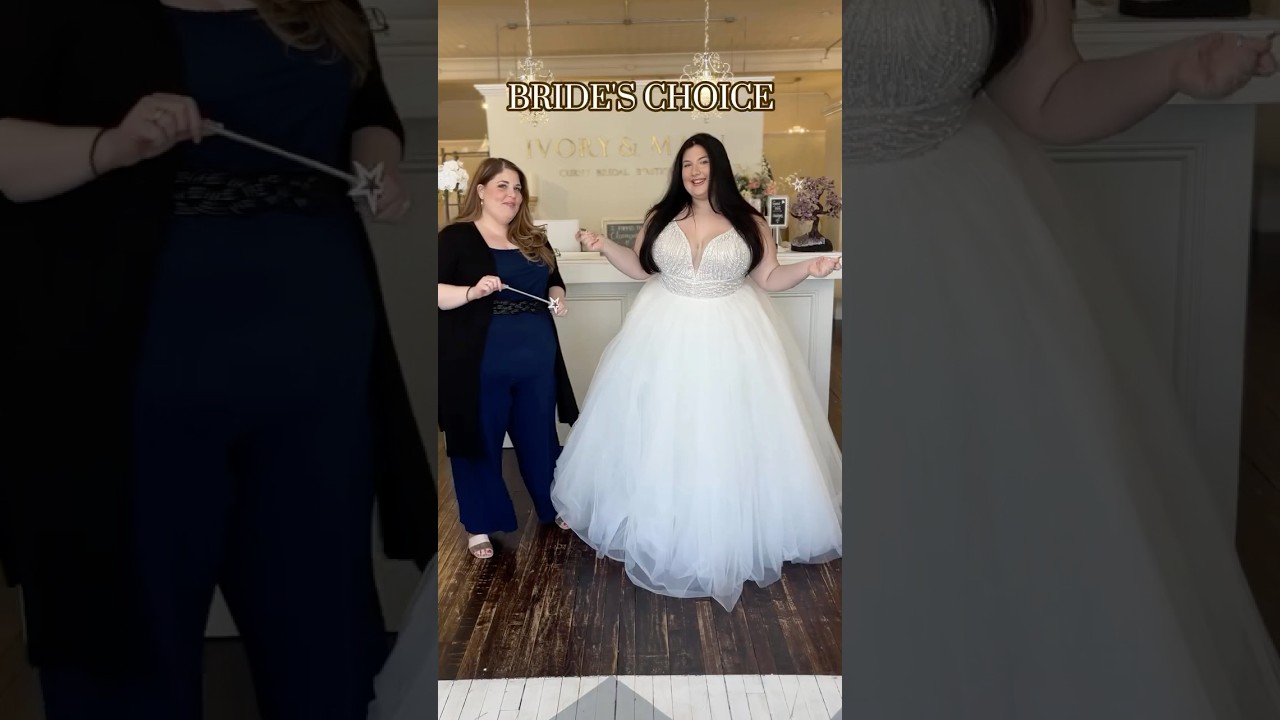 🪄MOM vs BRIDE Wedding Dress Showdown! Ballgown Edition #weddinggown #bridalstyle