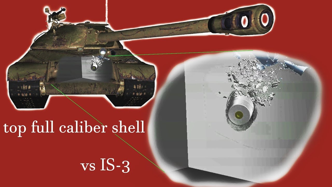 M103 vs IS-3 pike nose | M358 AP | Armor Penetration Simulation