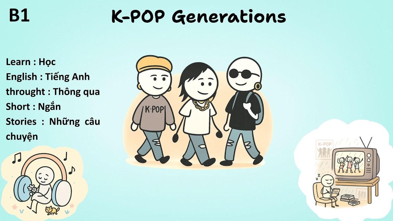 K-POP Generations - B1 English : Vietnamese