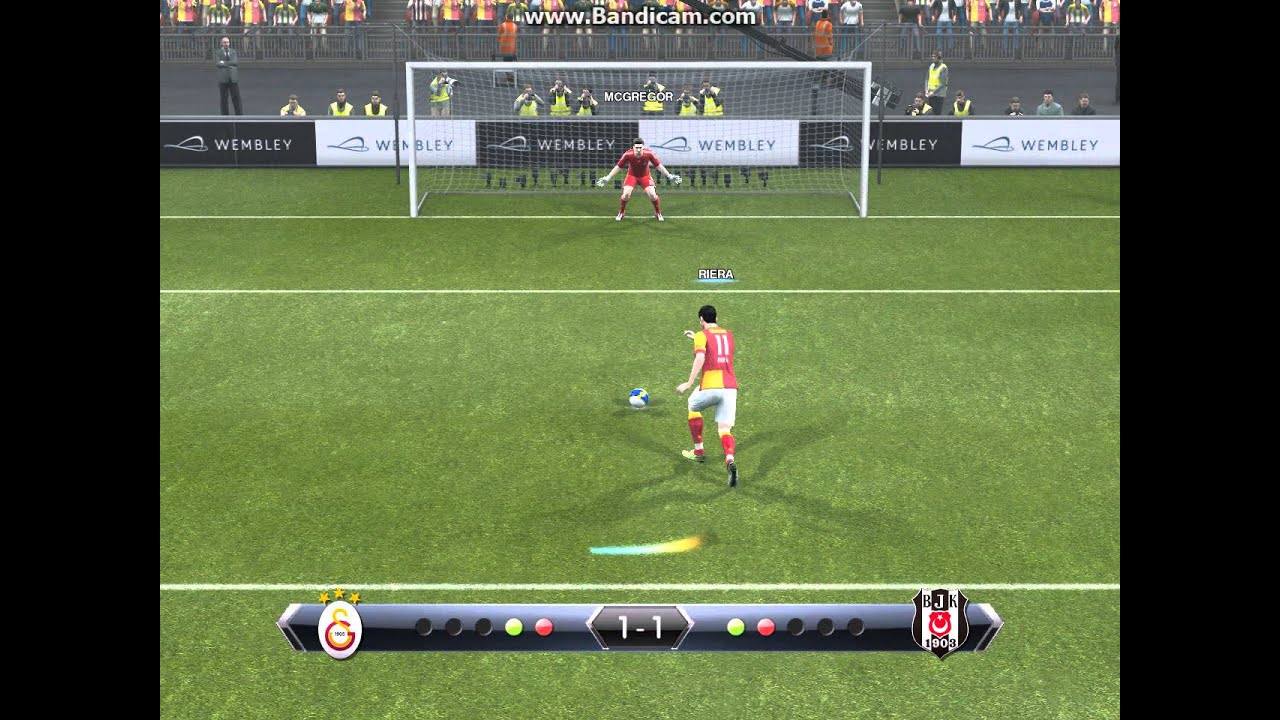 Pes 2013 penaltılar - Galatasaray vs. Beşiktaş