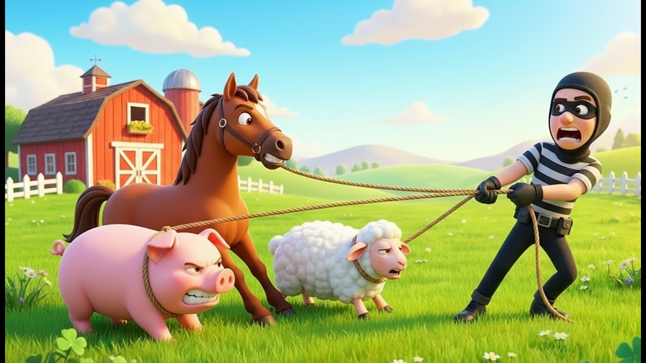 Old MacDonald’s Animals Are Missing! 😱 | Mystery Thief on the Farm! 🐎🐄