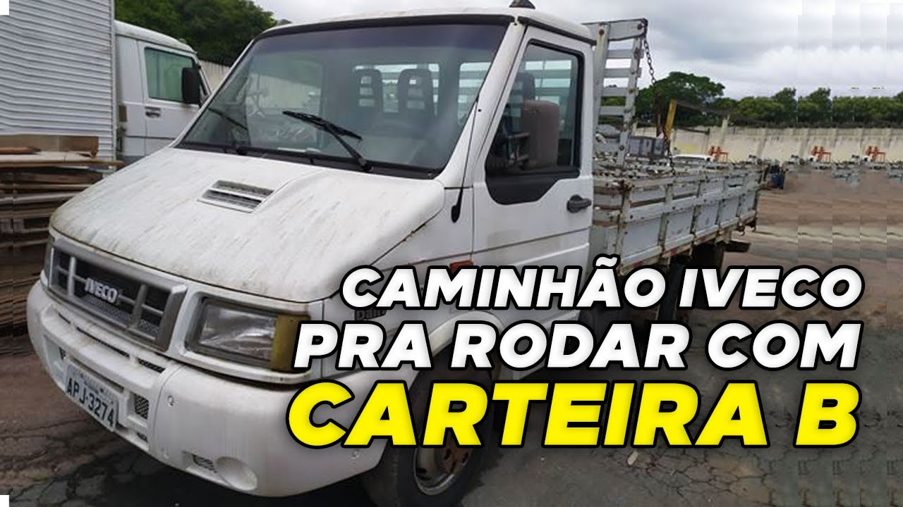 CAMINHÃO IVECO PRA DIRIGIR COM CARTEIRA B NO LEILÃO*aproveite
