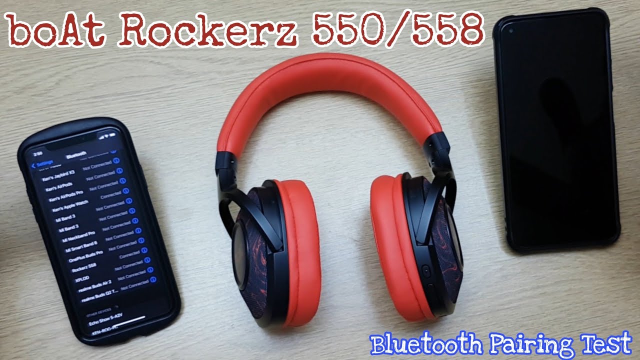 boAt Rockerz 550/558 - Bluetooth Pairing Test (Malayalam)