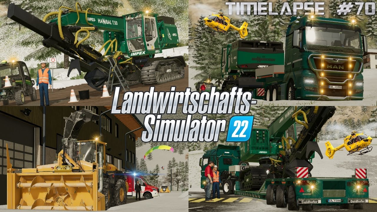 STEILE BERGE - Ein IMPEX HANNIBAL T50 SCHWERTRANSPORT mit HINDERNISSEN! 🏔️🚛💨| [LS22] - Timelapse #70