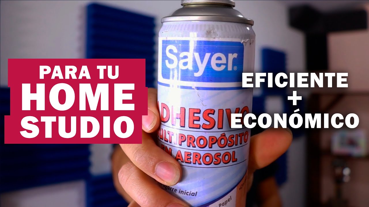 ¿Qué pegamento se usa para pegar espuma acústica? | RESEÑA de SAYER