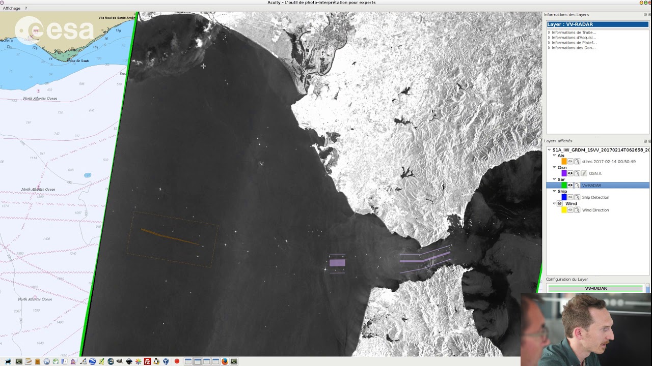 ESA Echoes in Space - Water: NRT Oil Spill mapping Example II