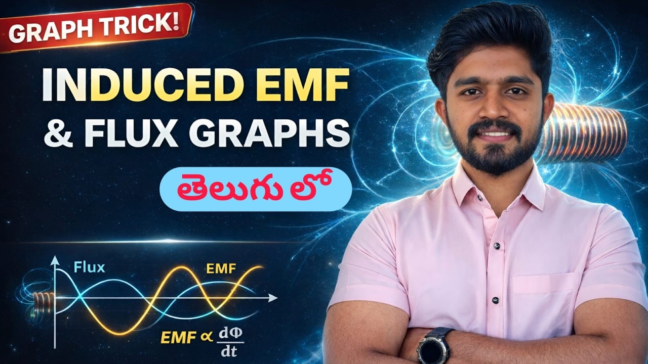 INDUCED EMF vs MAGNETIC FLUX Graphs Explained| CLASS 12 | JEE MAINS | ADV | NEET by SARVESH SIR