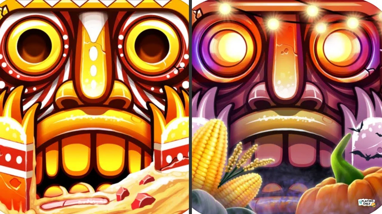 Temple Run 2 🌍 Blazing Sands AFRICA VS FALL JUNGLE Map!