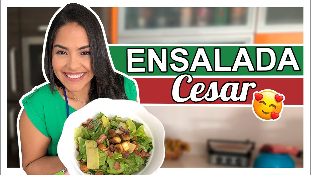 ¿Cómo hacer una ensalada César? Receta paso a paso ADEREZO CESAR CASERO